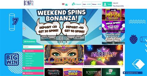 Bonzo spins casino bonus
